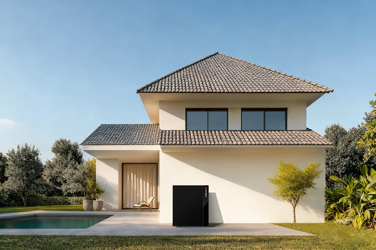Aura Premium Monobloc R290 installed at a modern family home